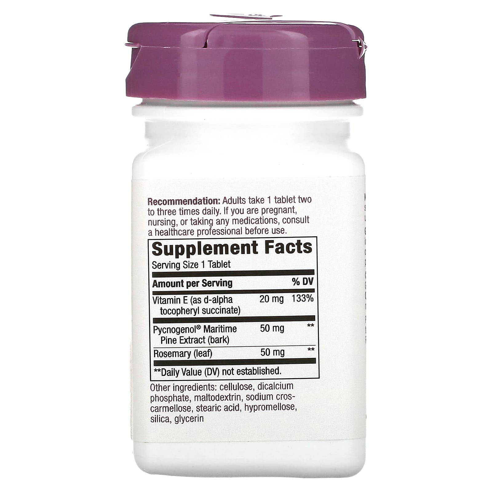 Nature’s Way, Pycnogenol 50 mg, 30 Tablets UPC 033674451519 | Hilife Vitamins
