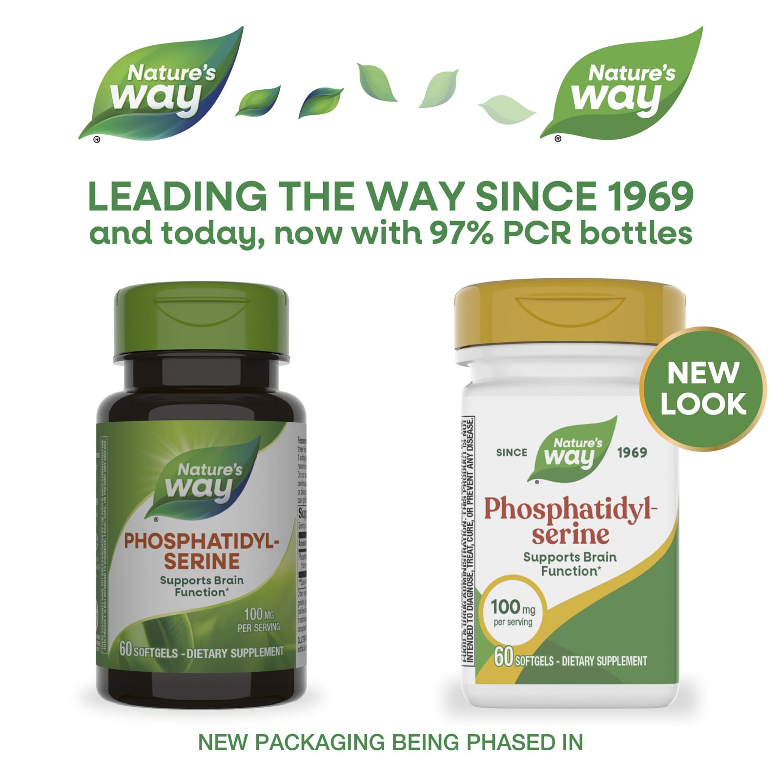 Nature’s Way, Phosphatidyl Serine, 60 Softgels UPC 033674451618 | Hilife Vitamins