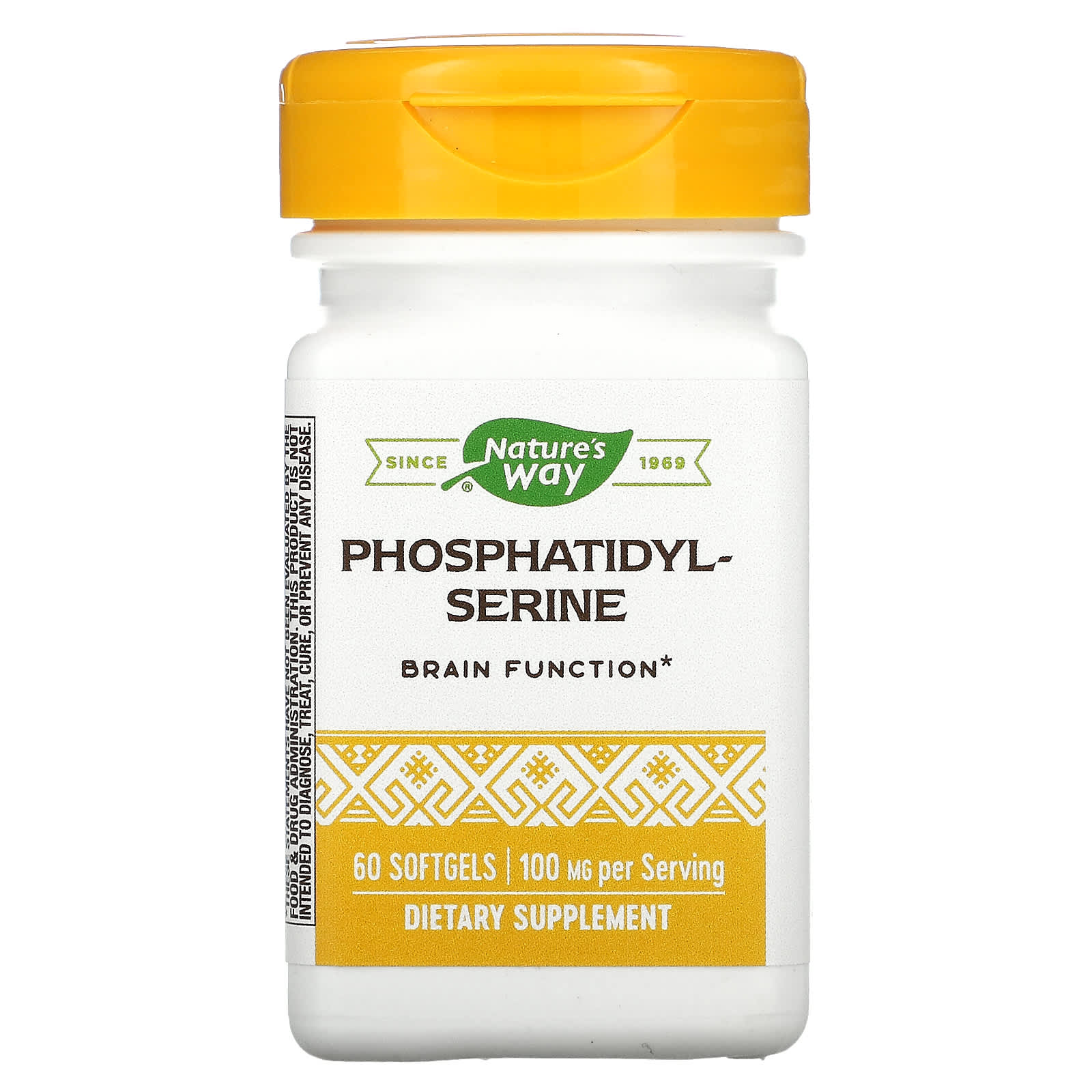 Nature’s Way, Phosphatidyl Serine, 60 Softgels - 033674451618 | Hilife Vitamins