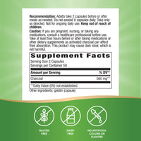 Nature’s Way, Activated Charcoal, 100 Capsules UPC 033674451717 | Hilife Vitamins