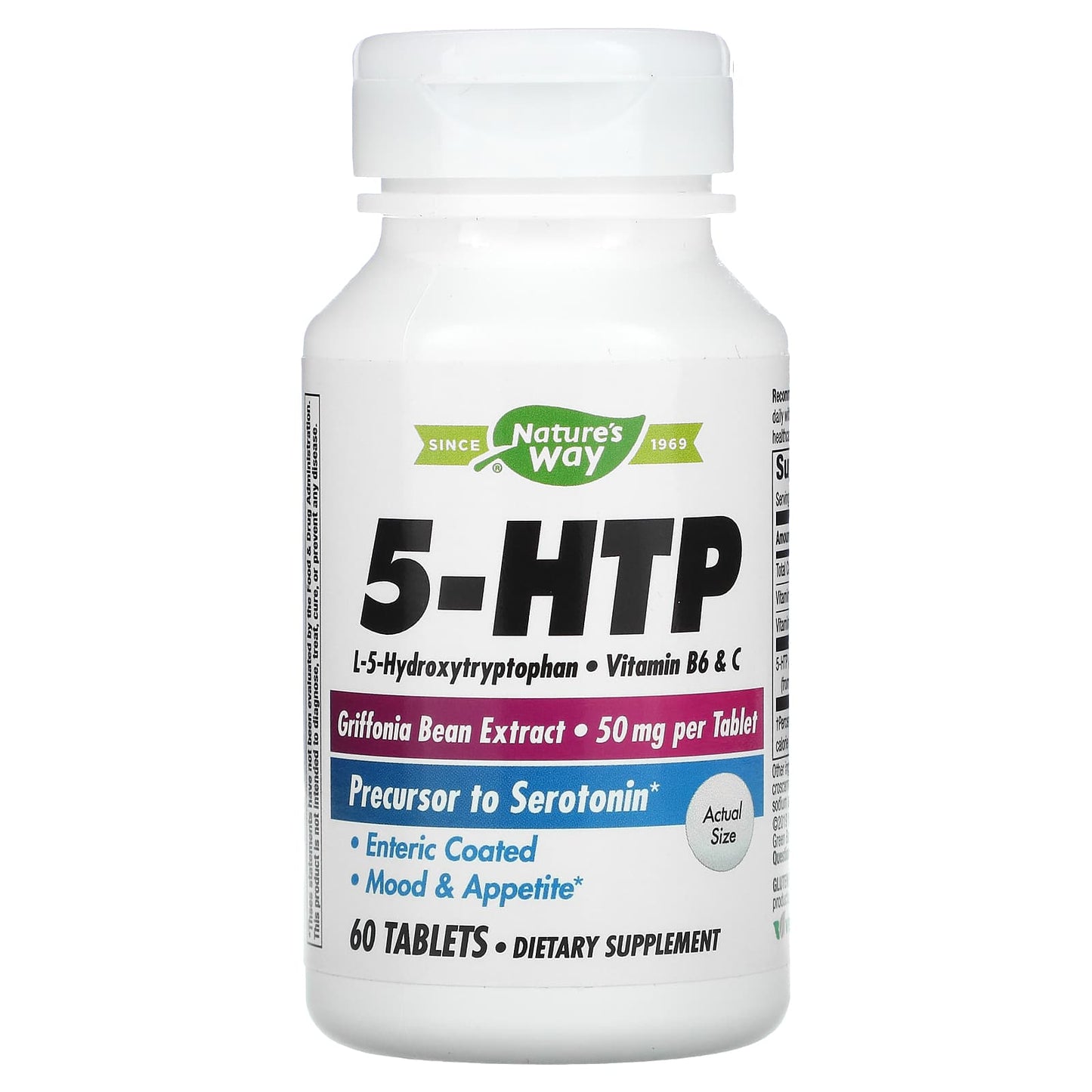 Nature’s Way, 5-Htp, 60 Tablets UPC 033674452509 | Hilife Vitamins