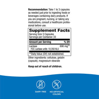 Nature’s Way, Lactase Enzyme, 100 Capsules UPC 033674471104 | Hilife Vitamins