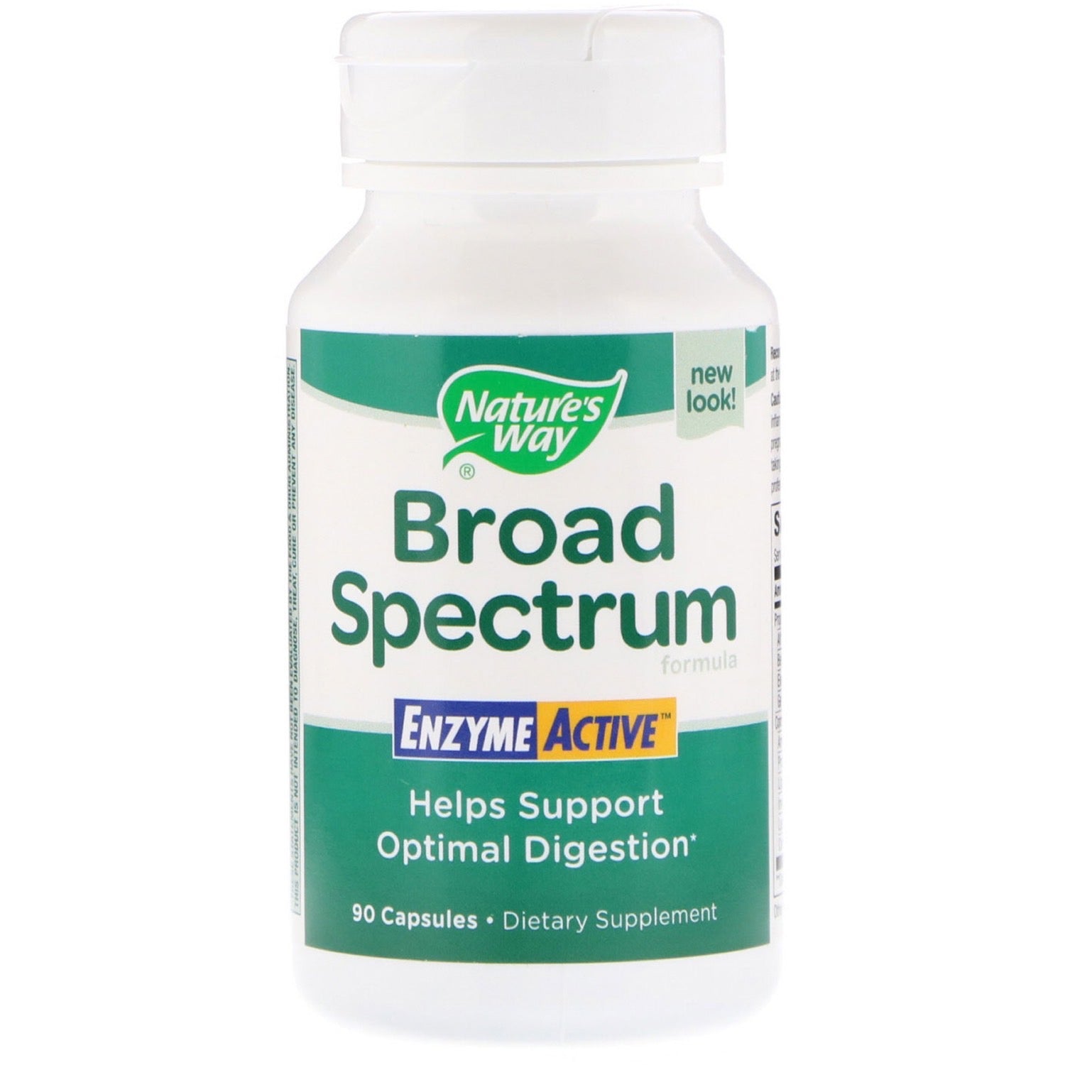 Nature’s Way, Broad Spectrum Enzyme, 90 Capsules UPC 033674471203 | HiLife Vitamins