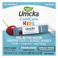 Nature’s Way, Umcka (R)  ColdCare Kids FastActives (R), 10 Powders Powder UPC 033674601662 | Hilife Vitamins
