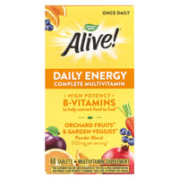 Nature’s Way, Alive! Daily Energy, 60 Tablets UPC 033674601921 | Hilife Vitamins