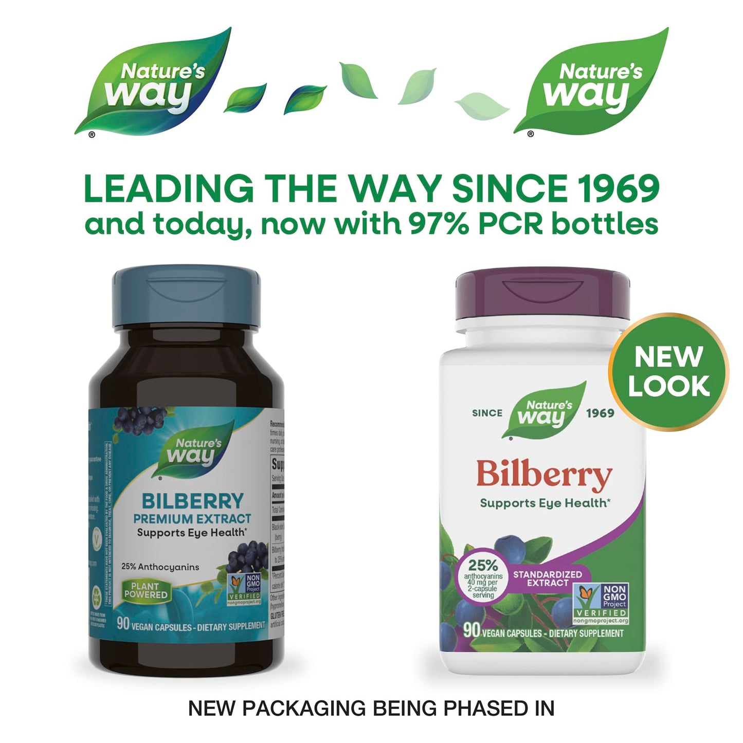 Nature’s Way, Bilberry, 90 Vegan Capsules UPC 033674605103 | Hilife Vitamins