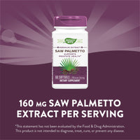 Nature’s Way, Saw Palmetto Standardized Extract, 60 Softgels UPC 033674628003 | Hilife Vitamins
