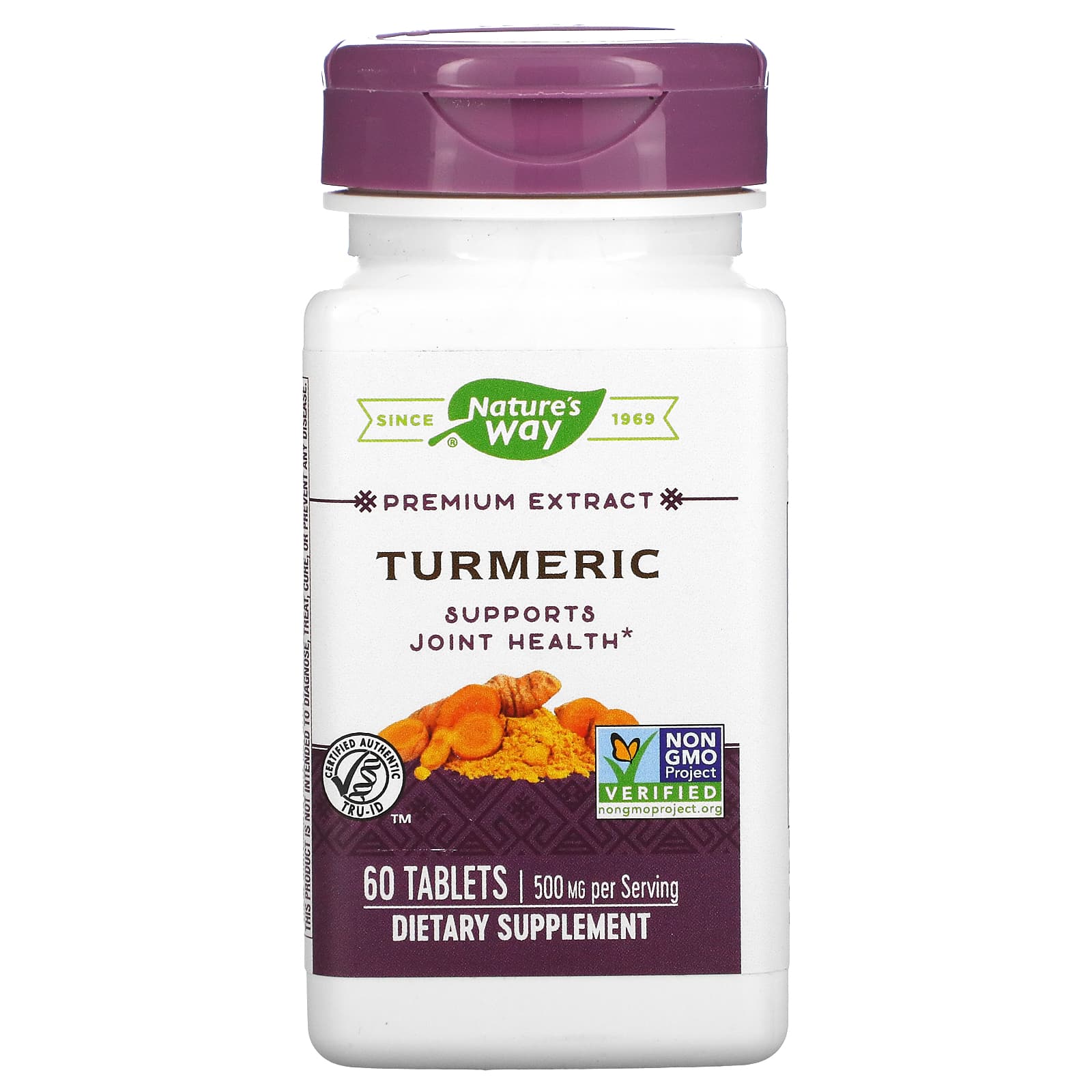 Nature’s Way, Turmeric Standardized Extract, 60 Tablets UPC 033674631003 | Hilife Vitamins