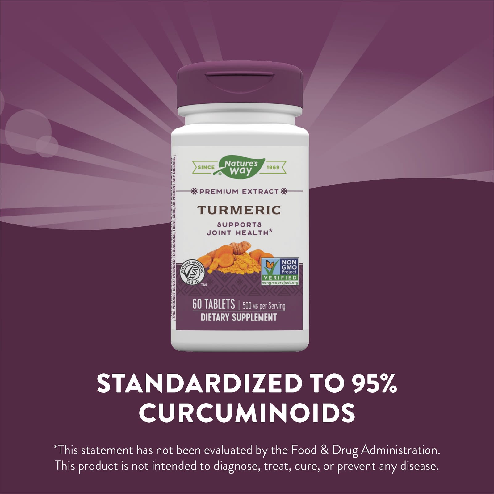 Nature’s Way, Turmeric Standardized Extract, 60 Tablets UPC 033674631003 | Hilife Vitamins