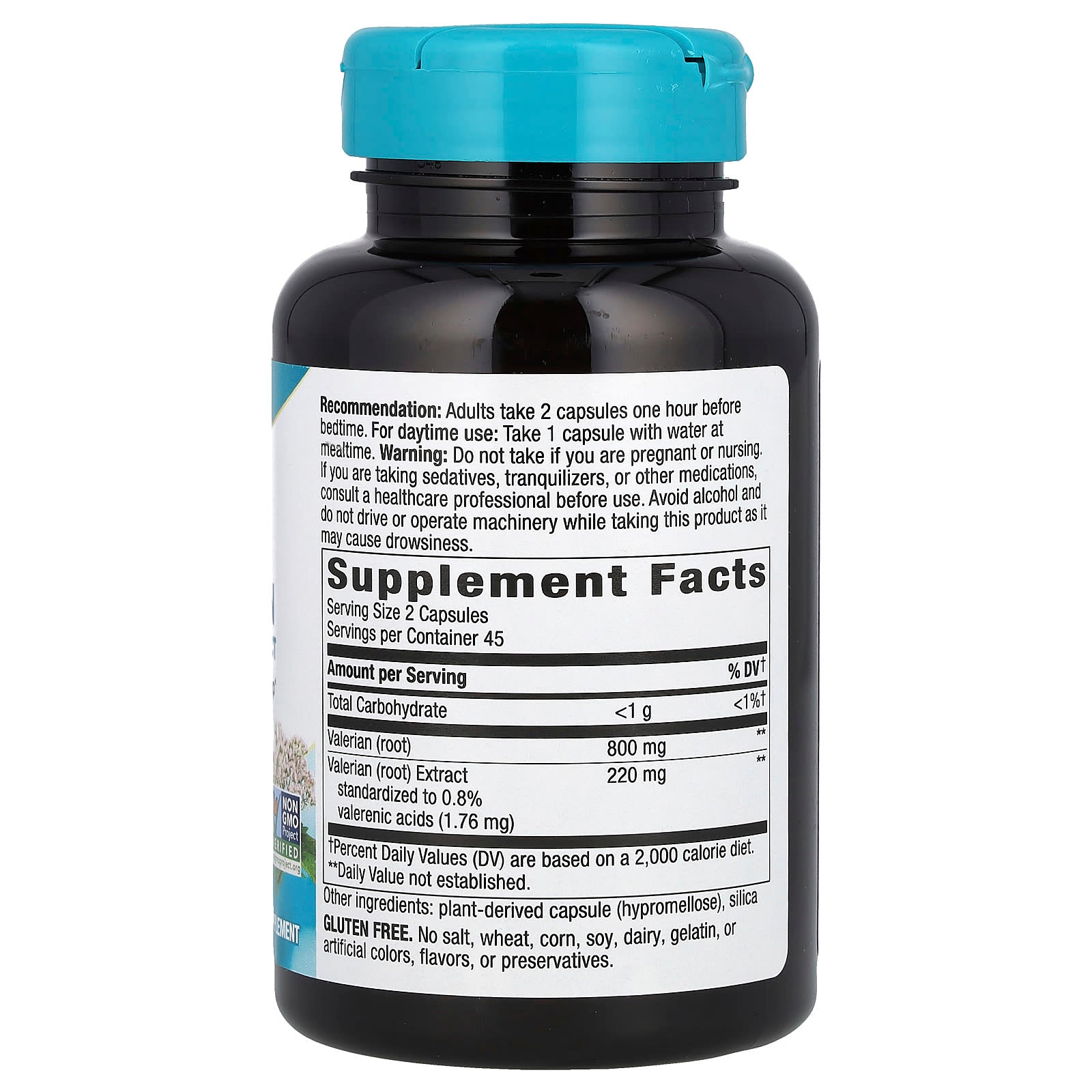 Nature’s Way, Valerian, Premium Extract, 220 mg, 90 Vegan Capsules UPC 033674634004 | Hilife Vitamins