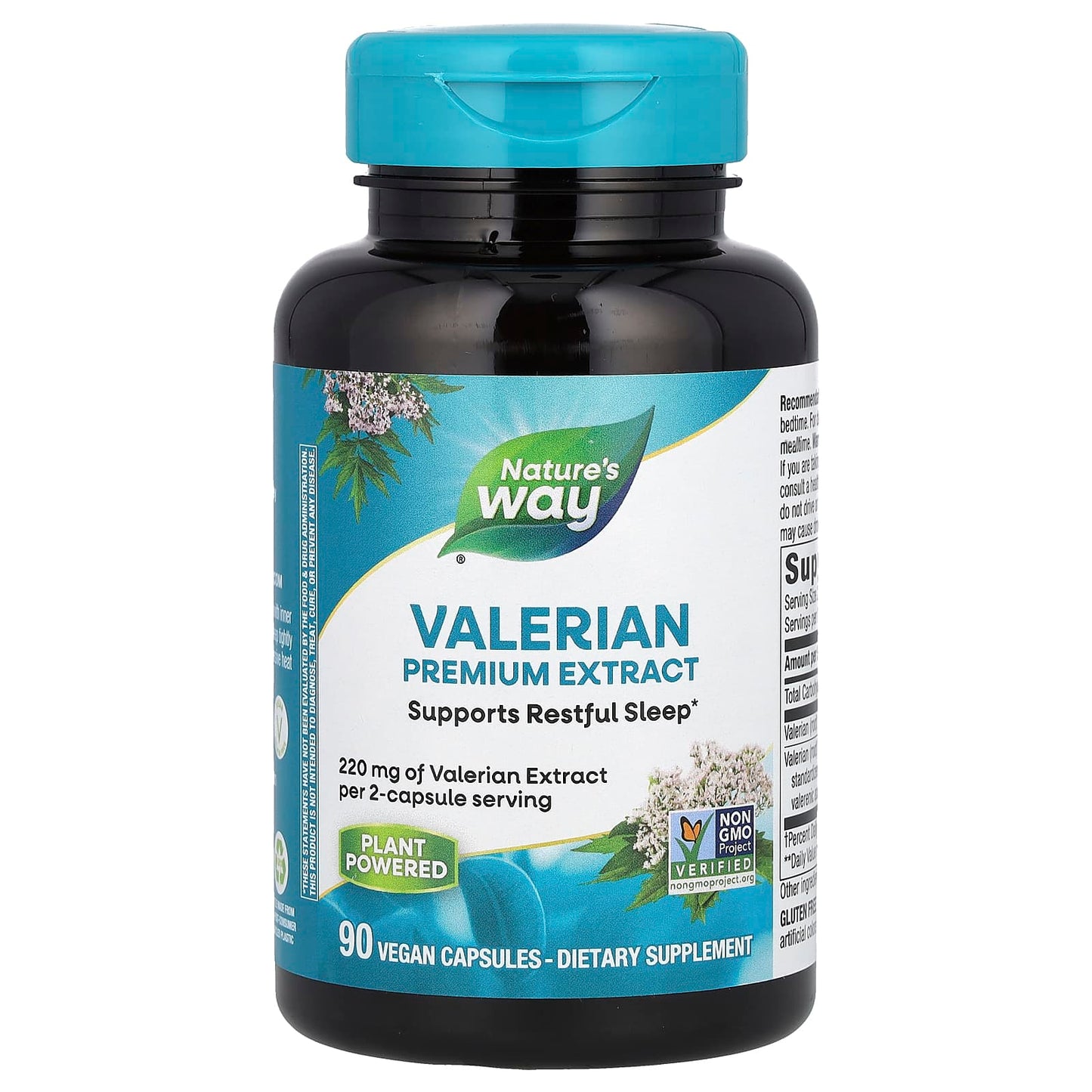 Nature’s Way, Valerian, Premium Extract, 220 mg, 90 Vegan Capsules UPC 033674634004 | Hilife Vitamins