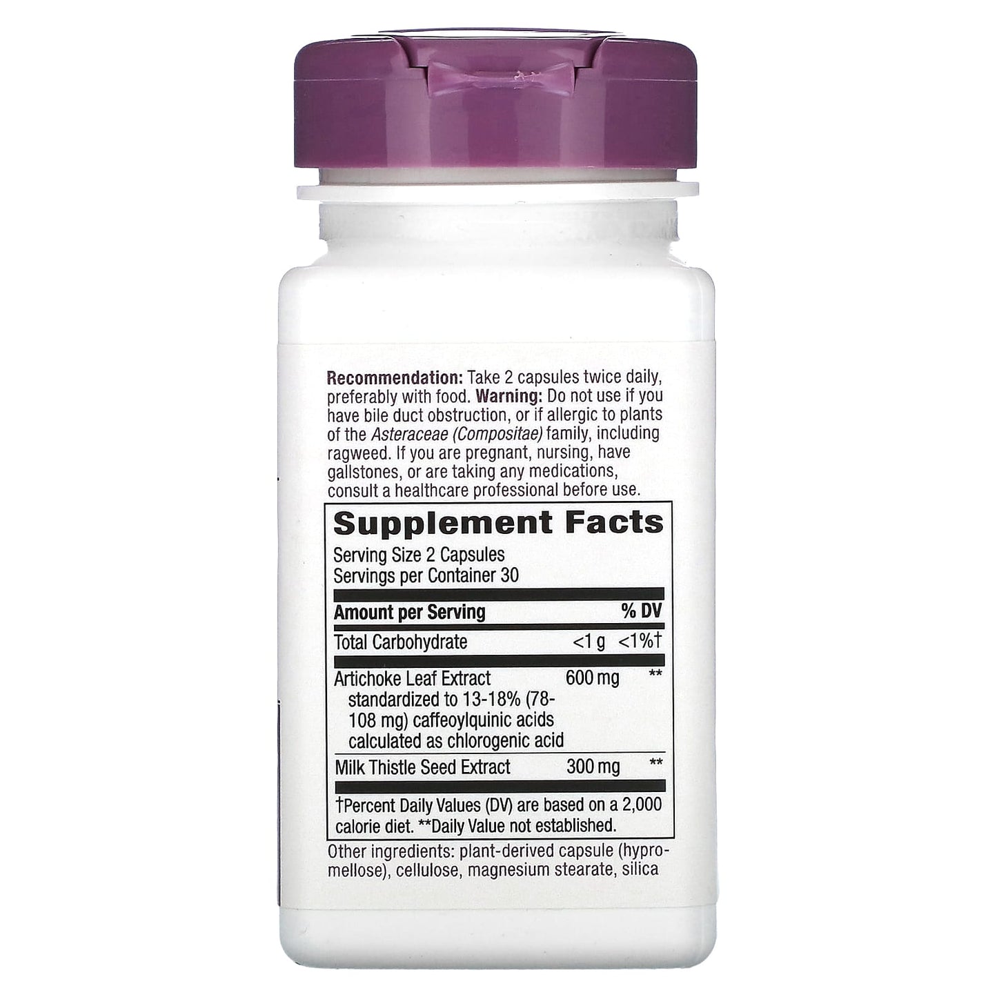Nature’s Way, Artichoke Standardized Extract, 60 Vegetarian Capsules UPC 033674646007 | Hilife Vitamins