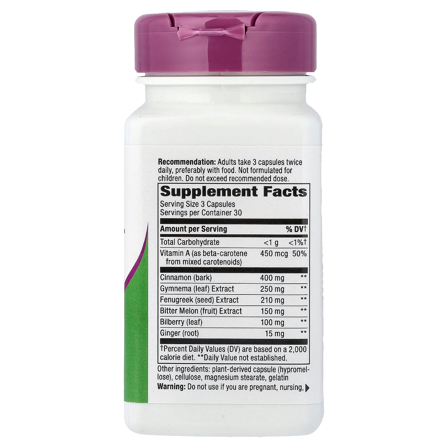 Nature’s Way, Blood Sugar Support, 90 Capsules - 033674792001 | Hilife Vitamins