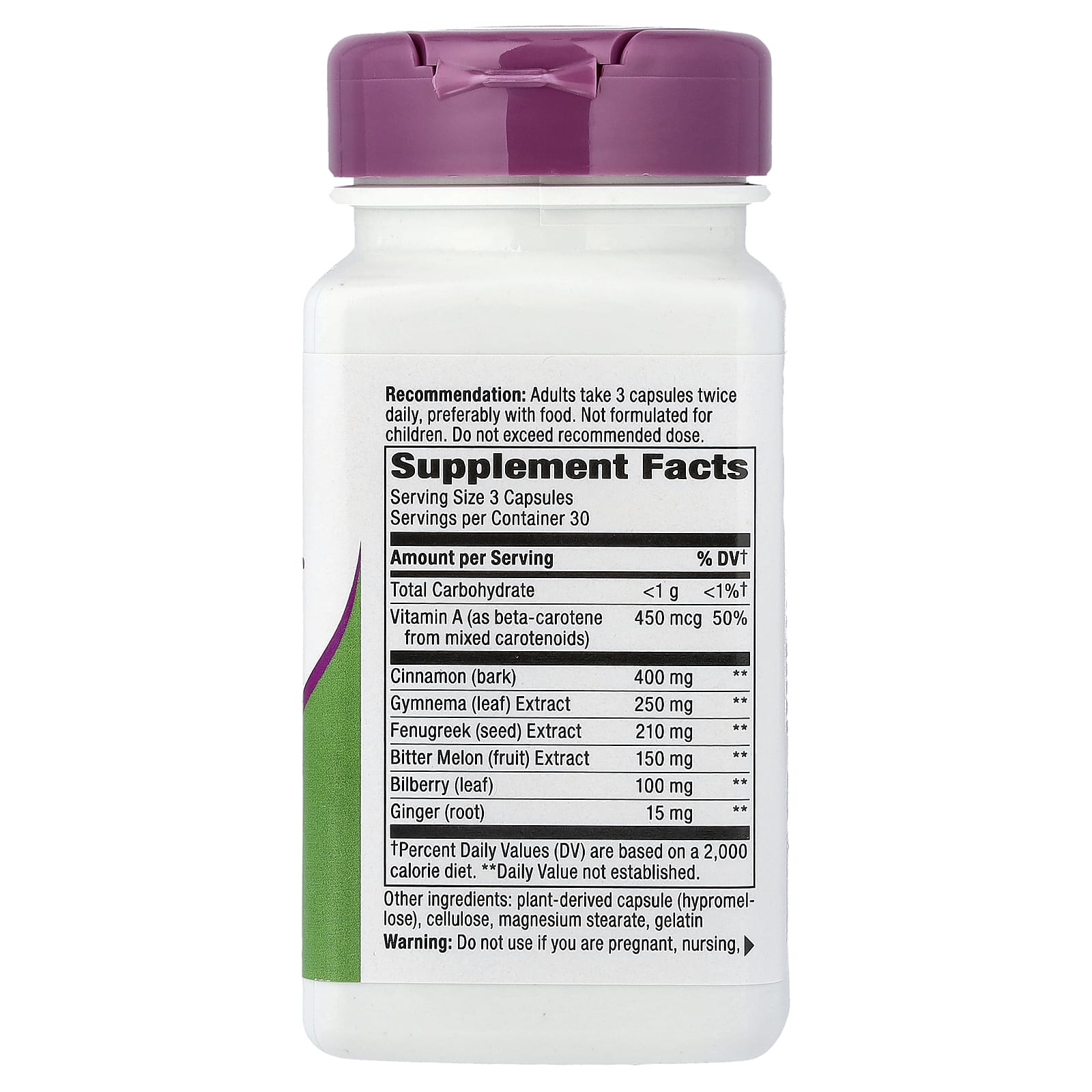 Nature’s Way, Blood Sugar Support, 90 Capsules - 033674792001 | Hilife Vitamins