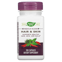 Nature’s Way, Hair & Skin Formula, 100 Capsules UPC 033674792407 | HiLife Vitamins
