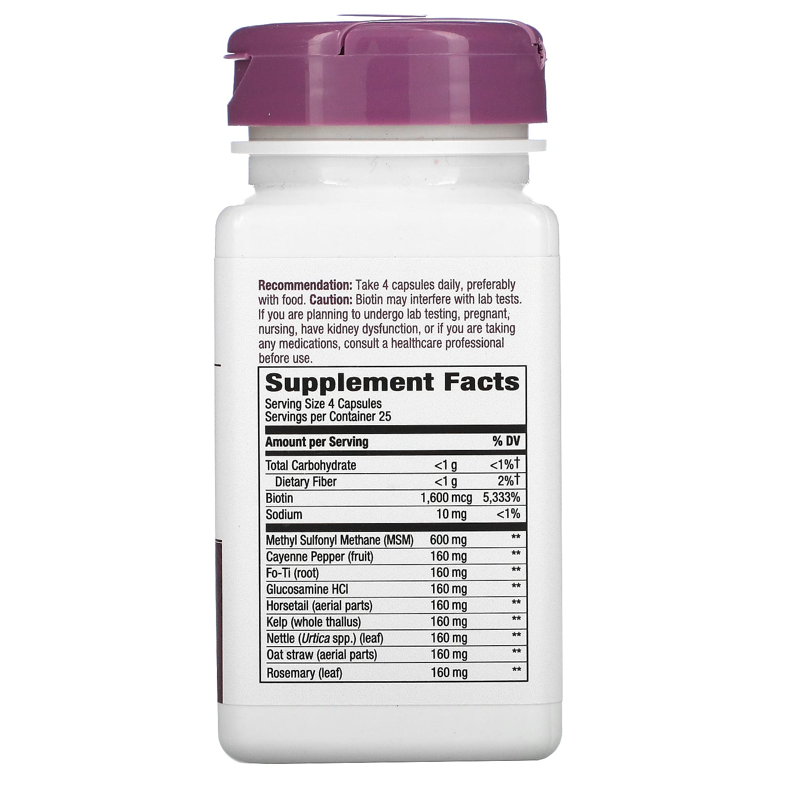 Nature’s Way, Hair & Skin Formula, 100 Capsules UPC 033674792407 | HiLife Vitamins