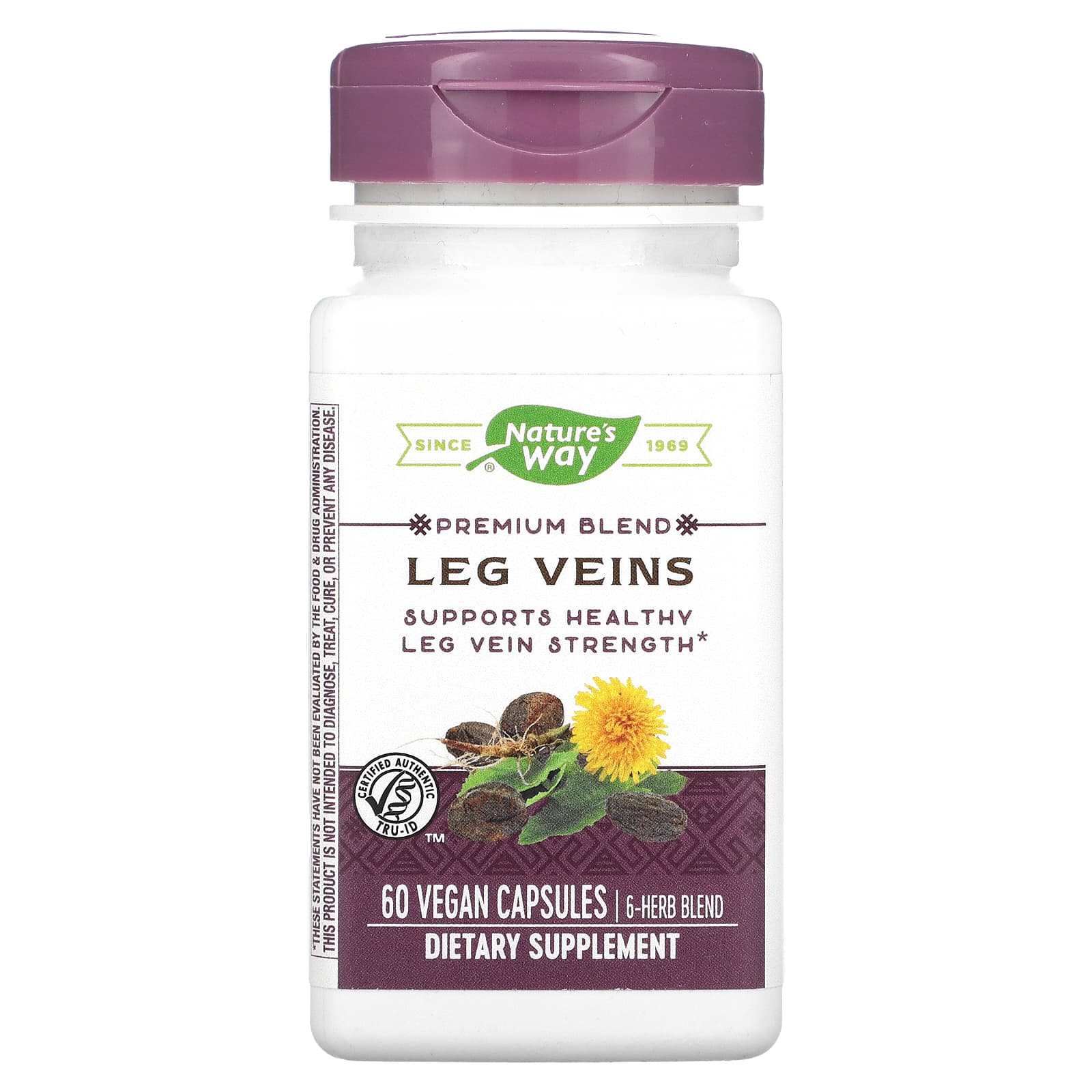 Nature’s Way, Leg Veins, 60 Vegan Capsules UPC 033674792704 | Hilife Vitamins
