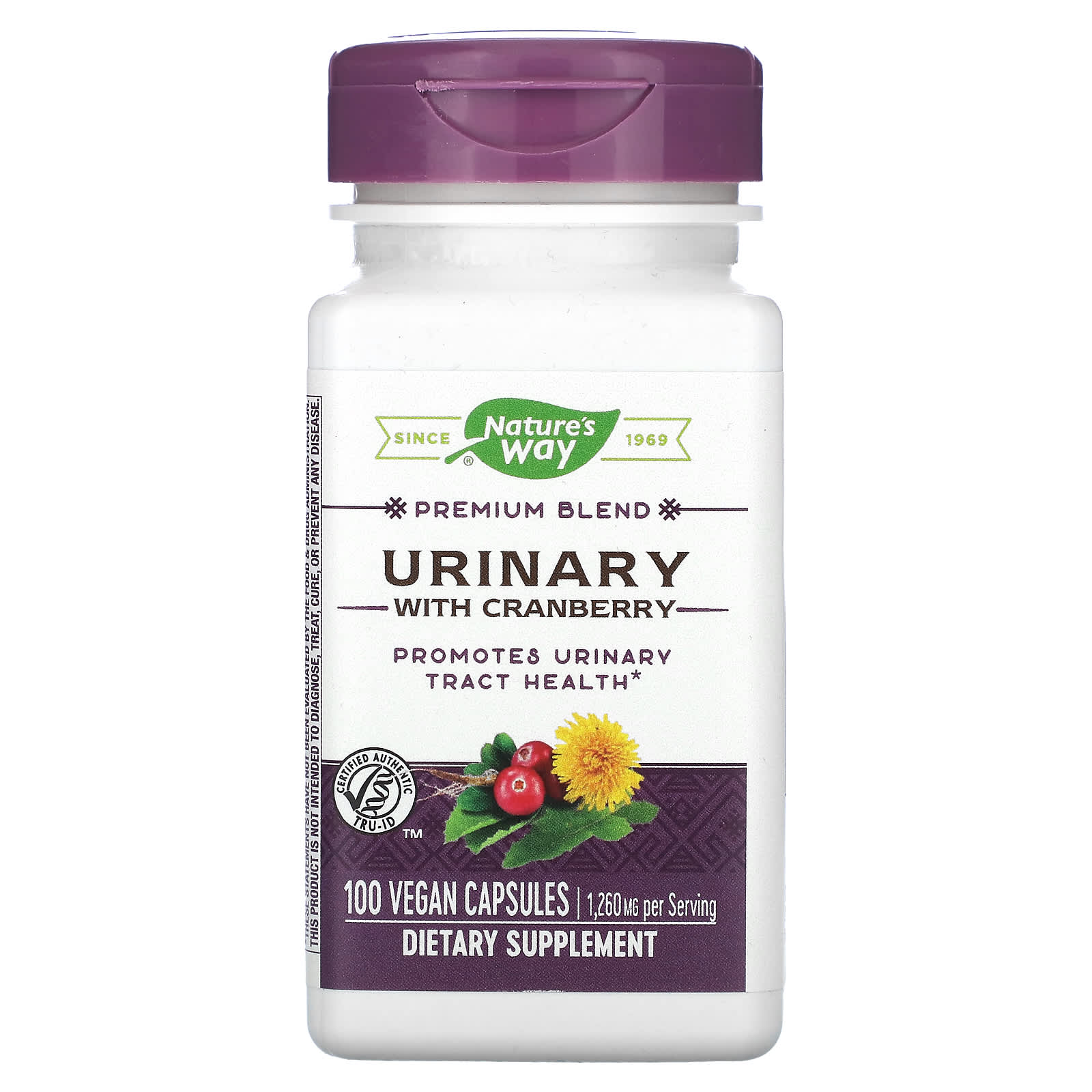 Nature’s Way, Urinary, 100 Vegetarian Capsules UPC 033674793206 | Hilife Vitamins