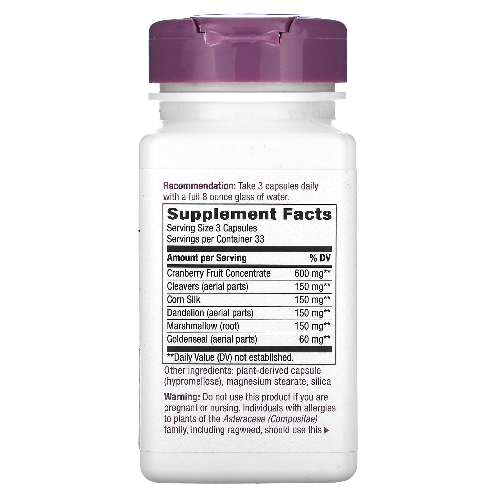 Nature’s Way, Urinary, 100 Vegetarian Capsules UPC 033674793206 | Hilife Vitamins
