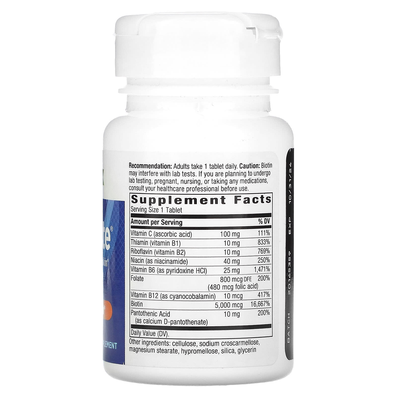 Nature’s Way, Biotin Forte, 60 Tablets UPC 354022107514 | Hilife Vitamins