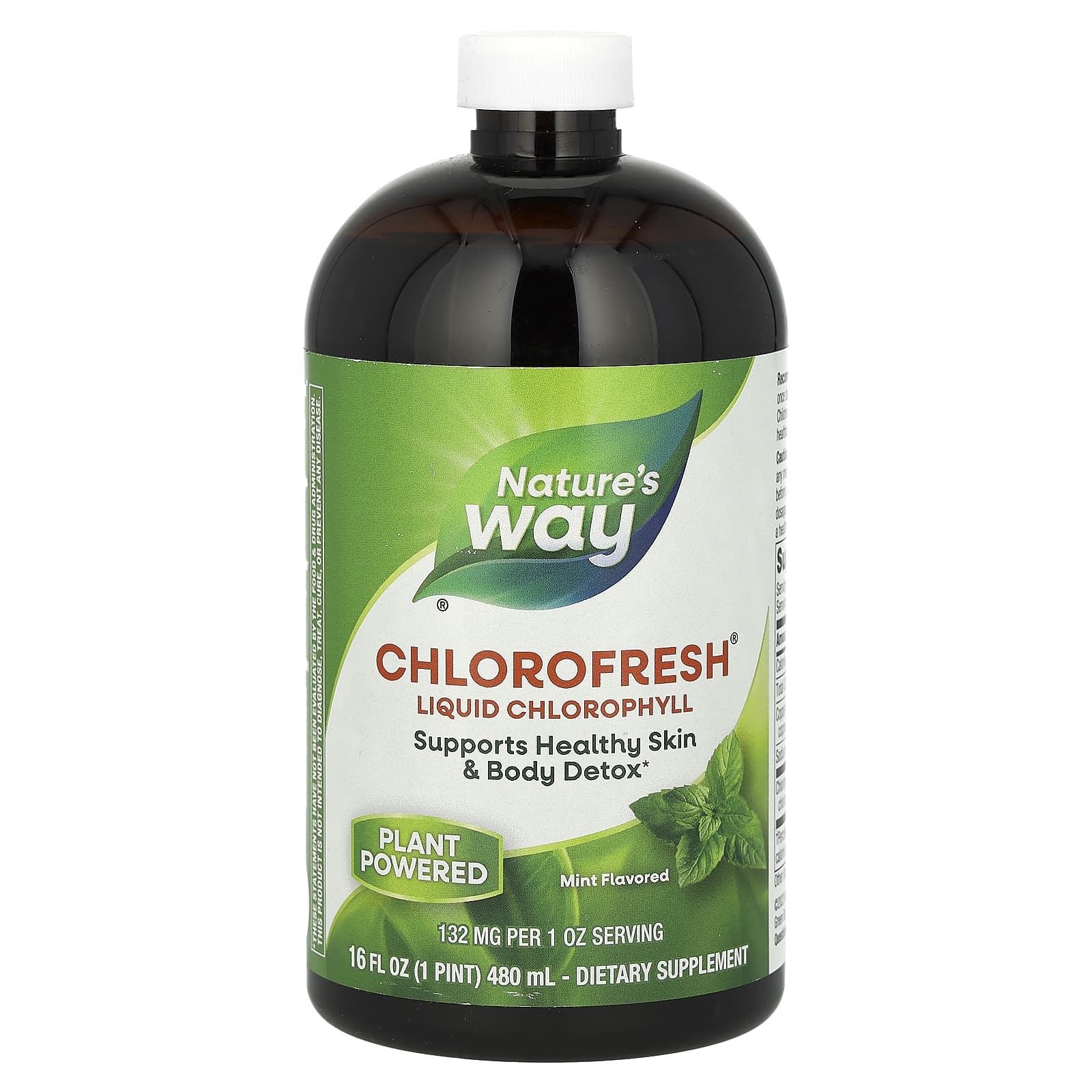 Nature’s Way, Chlorofresh With Mint, 16 Oz UPC 358008035013 | Hilife Vitamins