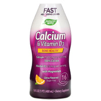 Nature’s Way, Calcium & Vitamin D3, Citrus, 16 fl oz (480 ml) UPC 371401388166 | HiLife Vitamins
