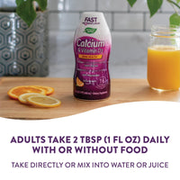 Nature’s Way, Calcium & Vitamin D3, Citrus, 16 fl oz (480 ml) UPC 371401388166 | HiLife Vitamins