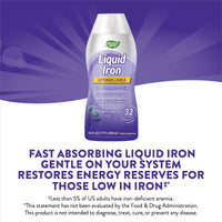 Nature’s Way, Liquid Iron, 16 Oz UPC 371401923169 | Hilife Vitamins