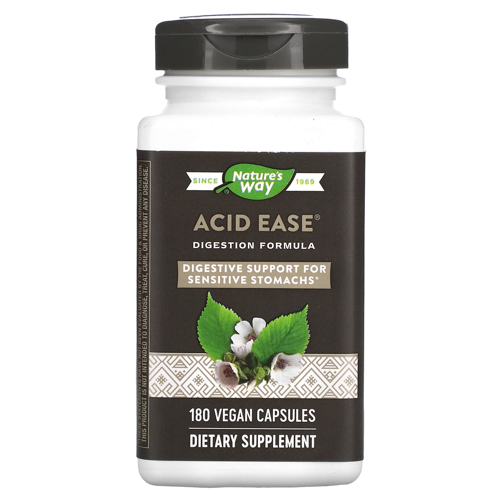 Nature’s Way, Acid-Ease, 180 Vegan Capsules UPC 750856606184 | Hilife Vitamins
