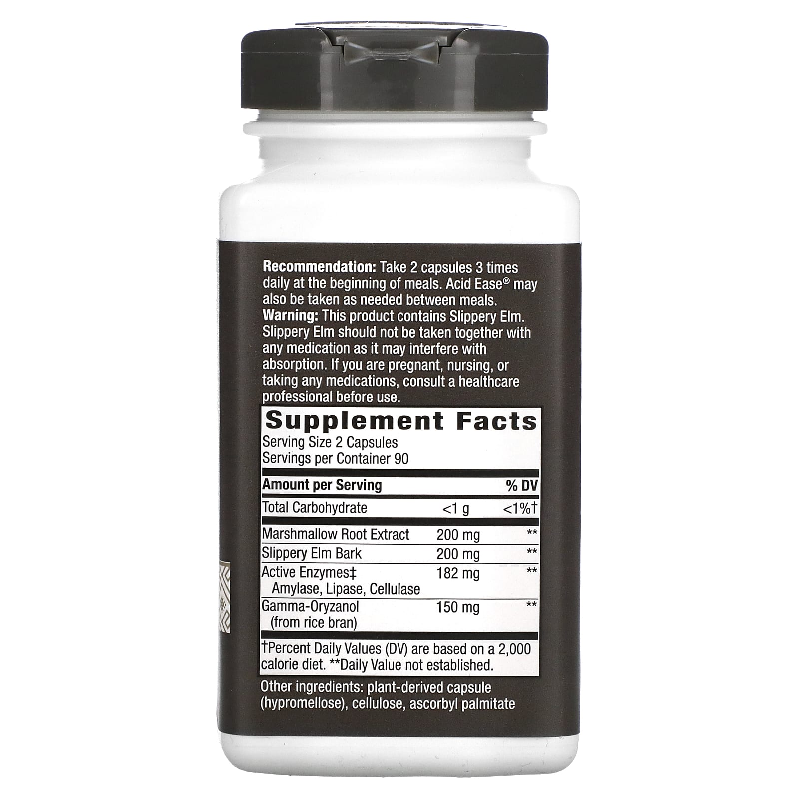 Nature’s Way, Acid-Ease, 180 Vegan Capsules UPC 750856606184 | Hilife Vitamins