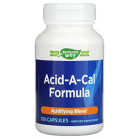 Nature’s Way, Acid-A-Cal, 100 Capsules UPC 763948011513 | Hilife Vitamins