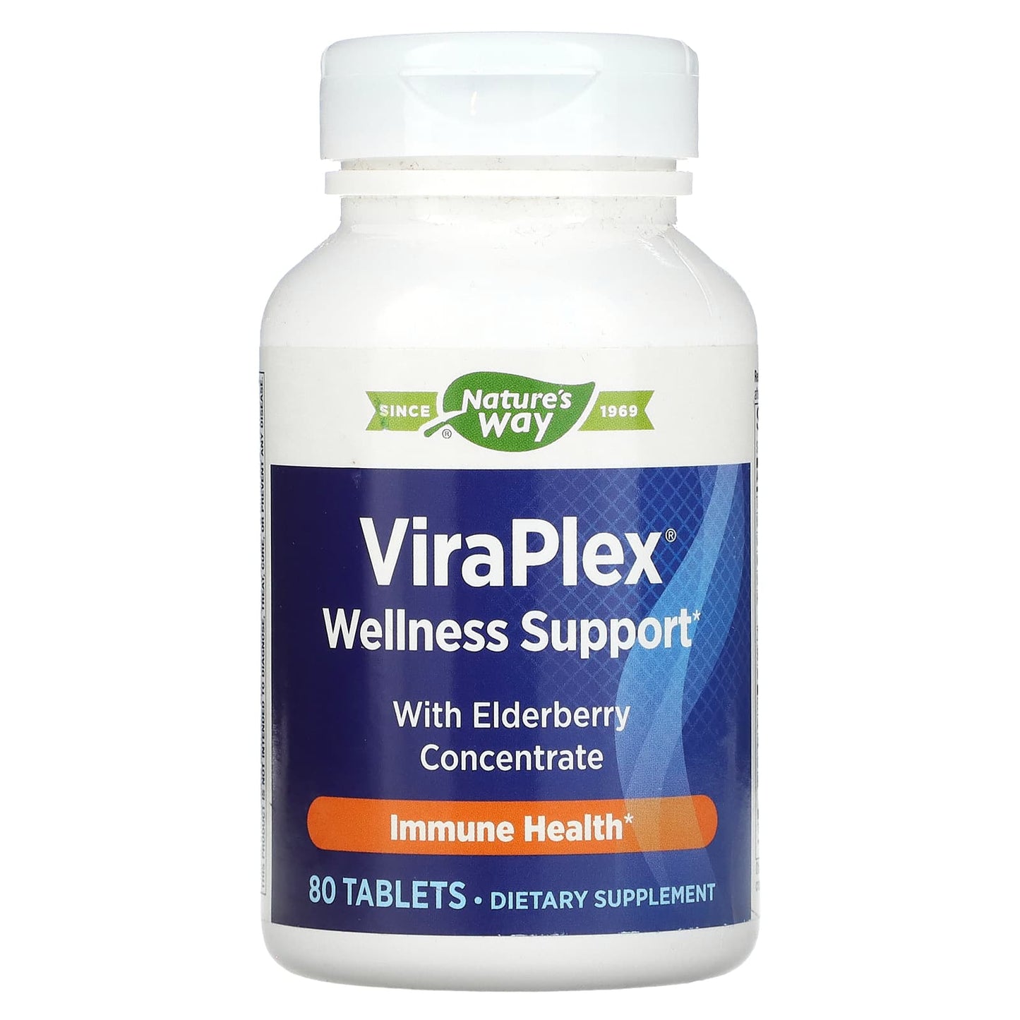 Nature’s Way, ViraPlex w/Elderberry, 80 Tablets UPC 763948013586 | HiLife Vitamins