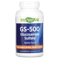 Nature’s Way, GS-500, 240 Vegetarian Capsules UPC 763948017874 | Hilife Vitamins