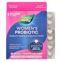 Nature’s Way, Acidophilus Pearls Y.B., 30 Softgels UPC 763948042135 | Hilife Vitamins