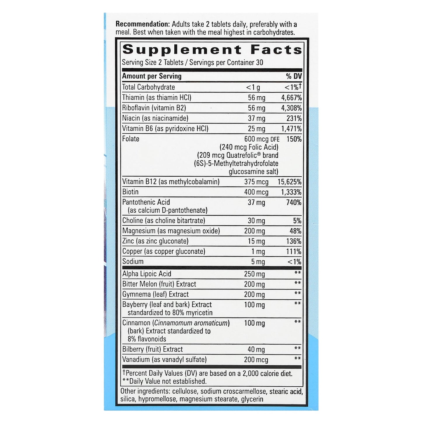 Nature’s Way, Blood Sugar Manager, 60 Tablets UPC 763948049066 | Hilife Vitamins