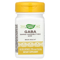 Nature’s Way, Gaba, 60 Capsules UPC 763948055265 | Hilife Vitamins