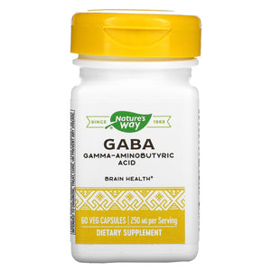 Nature’s way, Gaba, 60 Capsules - 763948055265 | Hilife Vitamins