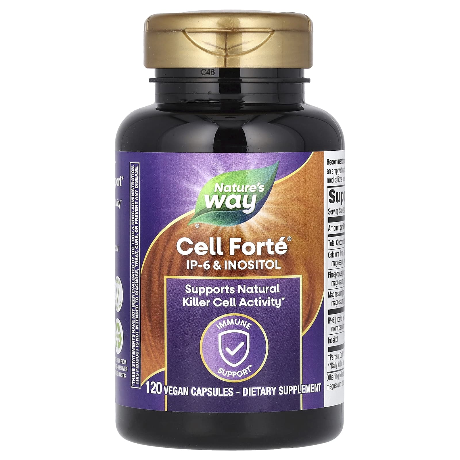 Nature’s Way, Cell Fortè With Ip-6 And Inositol 6, 120 Tablets UPC 763948058020 | Hilife Vitamins