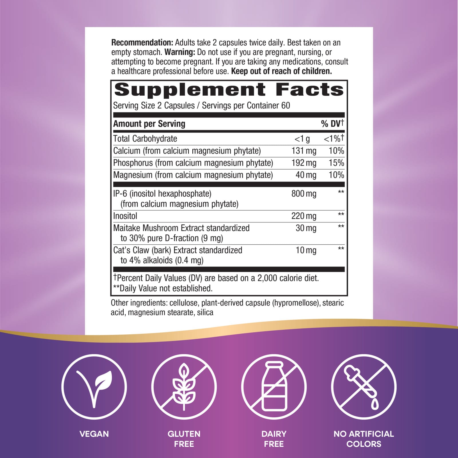 Nature’s Way, Cell Fortè Max3, 120 Capsules UPC 763948058129 | Hilife Vitamins