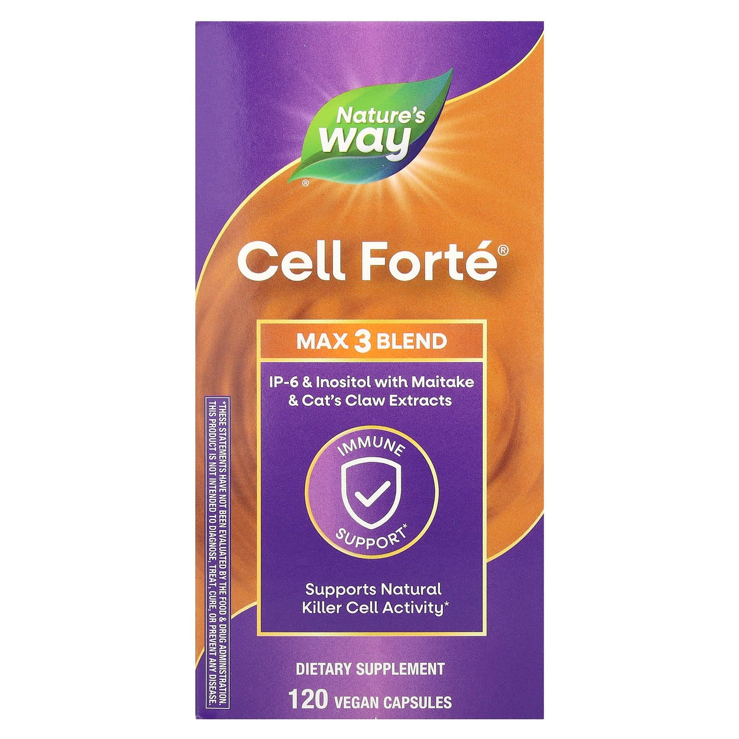 Nature’s Way, Cell Fortè Max3, 120 Capsules UPC 763948058129 | Hilife Vitamins