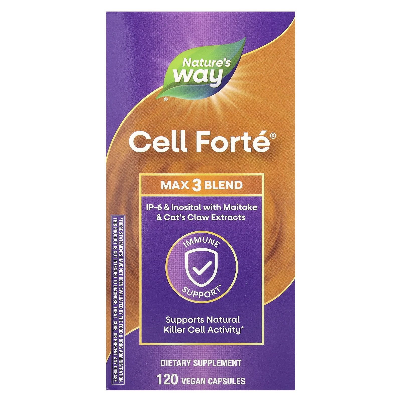 Nature’s Way, Cell Fortè Max3, 120 Capsules UPC 763948058129 | Hilife Vitamins