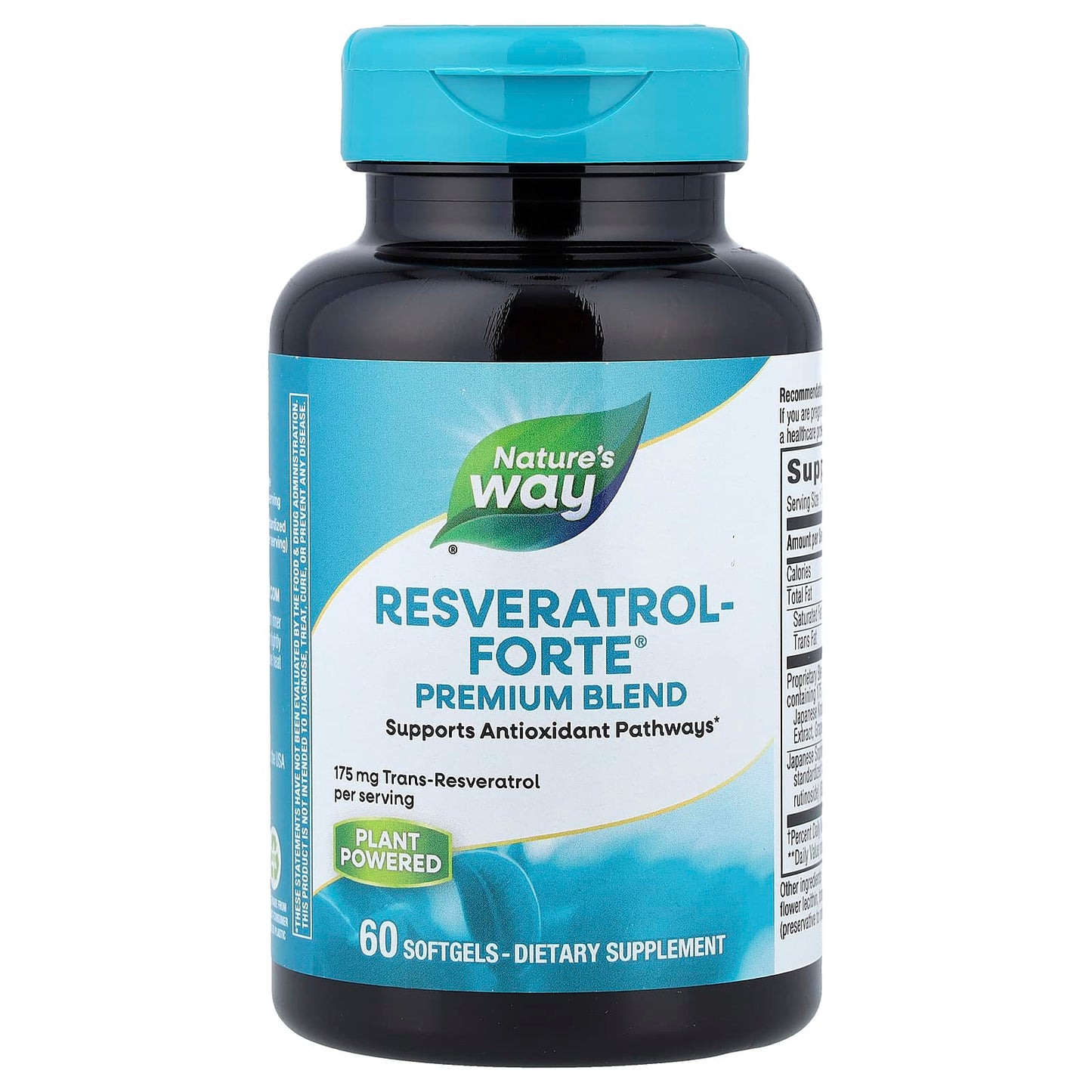 Nature’s Way, Resveratrol-forte High Potency, 60 Softgels UPC 763948058365 | Hilife Vitamins