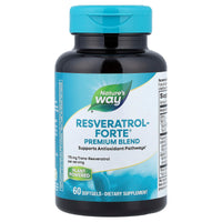 Nature’s Way, Resveratrol-forte High Potency, 60 Softgels UPC 763948058365 | Hilife Vitamins