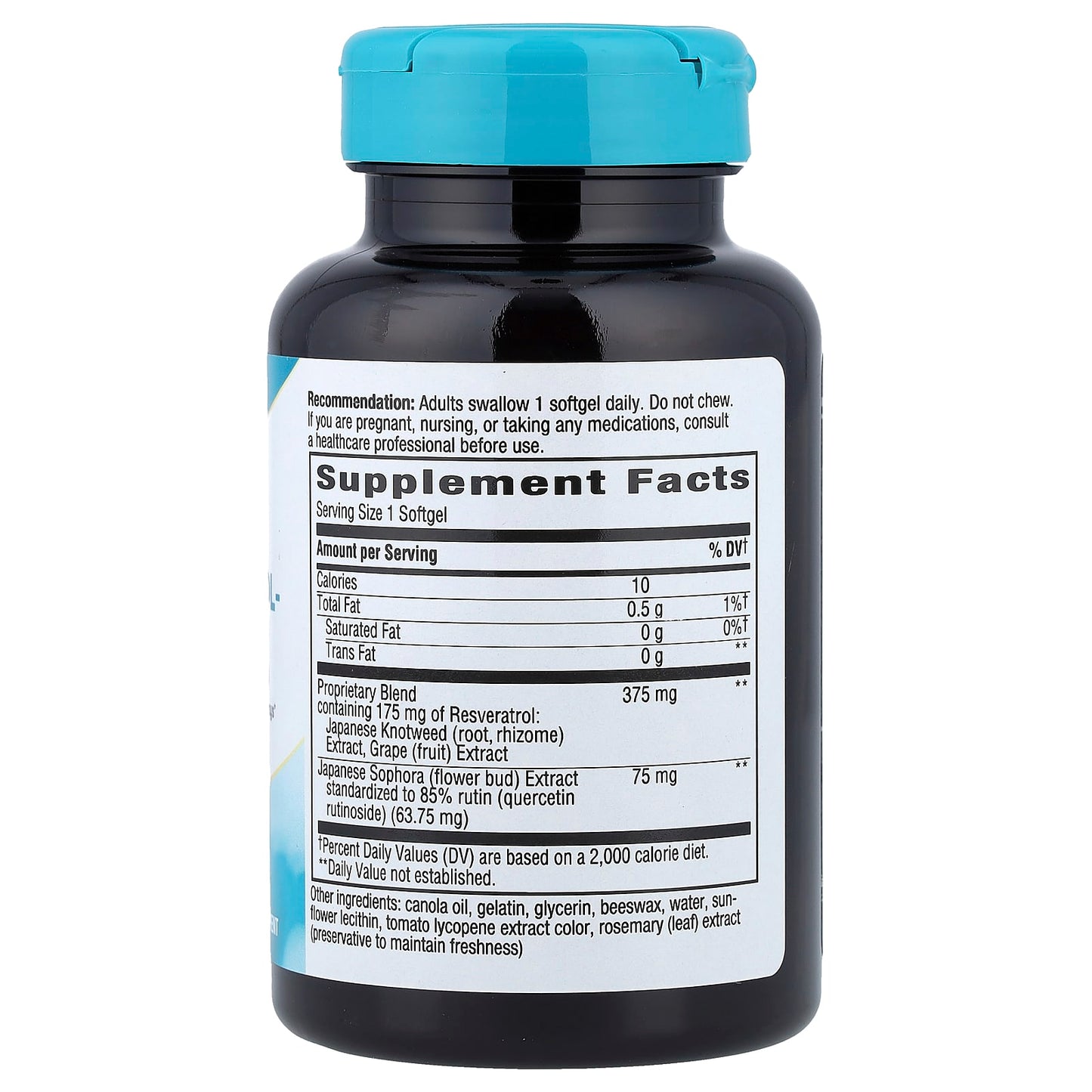 Nature’s Way, Resveratrol-forte High Potency, 60 Softgels UPC 763948058365 | Hilife Vitamins