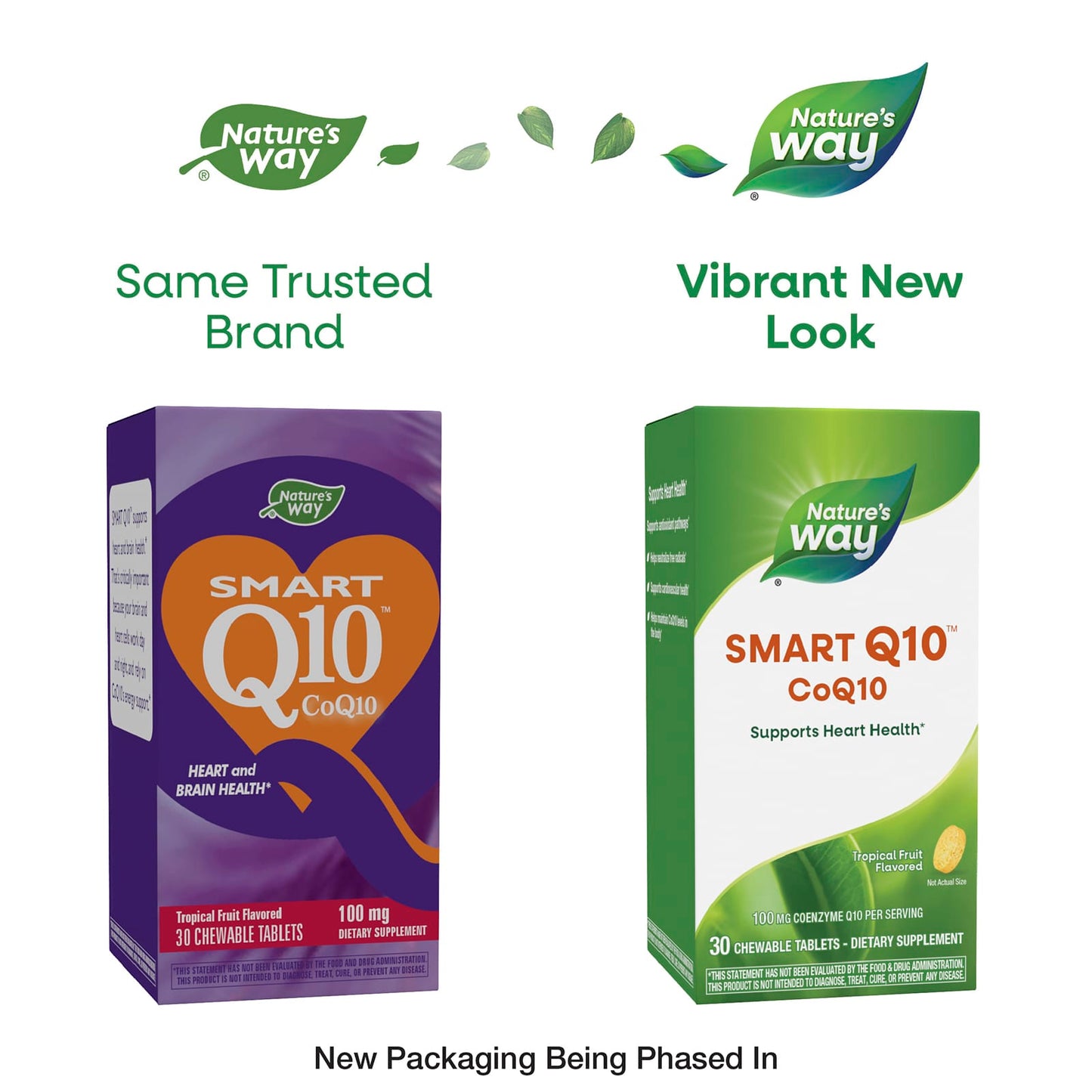 Nature’s Way, Smart Q10™ CoQ10, Tropical Fruit, 100 mg, 30 Chewable Tablets UPC 763948061136 | Hilife Vitamins