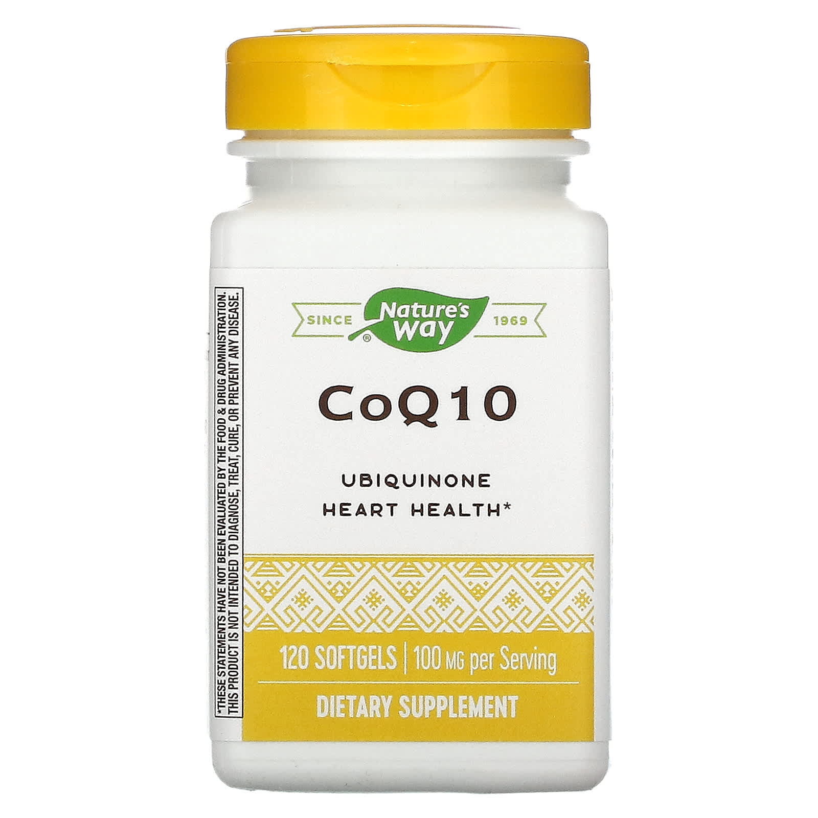 Nature’s Way, CoQ10 100mg, 120 Softgels - 763948062027 | Hilife Vitamins