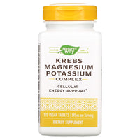 Nature’s Way, Krebs Magnesium-Pot. Chelates, 60 Tablets UPC 763948077663 | Hilife Vitamins