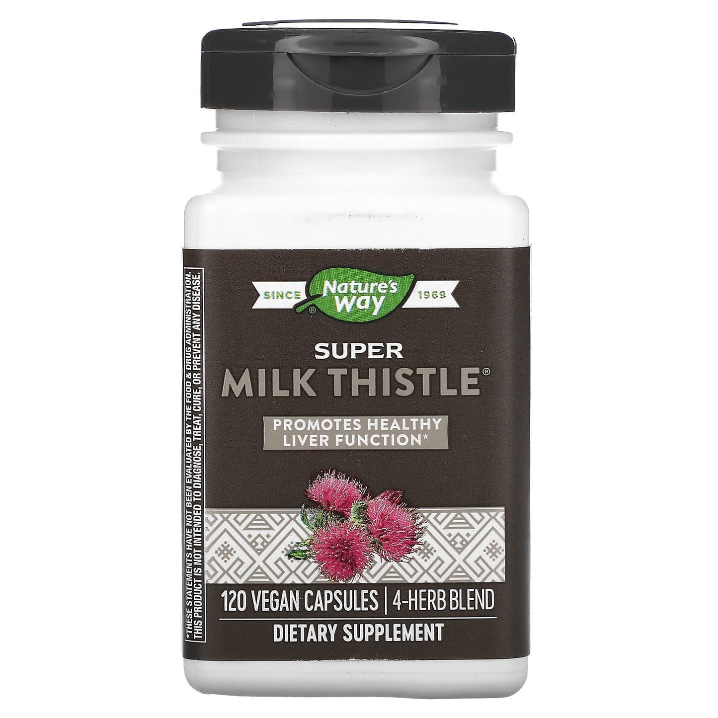 Nature’s Way, Super Milk Thistle, 120 Vegetarian Capsules UPC 763948081028 | Hilife Vitamins