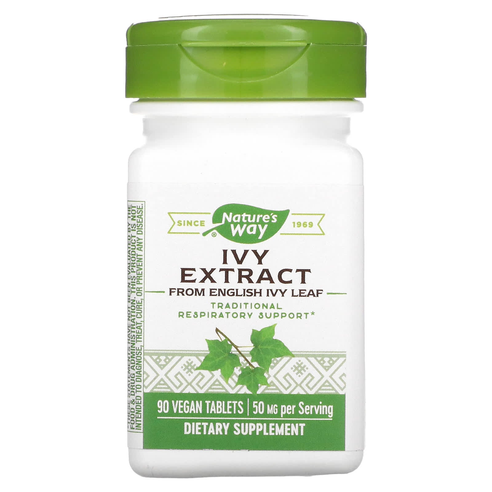 Nature’s Way, IVY EXTRACT, 90 Tablets UPC 763948082391 | Hilife Vitamins