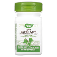 Nature’s Way, IVY EXTRACT, 90 Tablets UPC 763948082391 | Hilife Vitamins